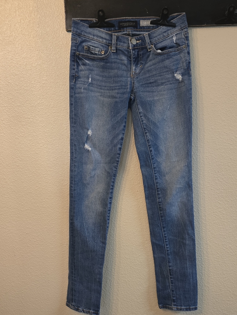 Abercrombie & Fitch Skinny Jeans in Medium Blue Wash